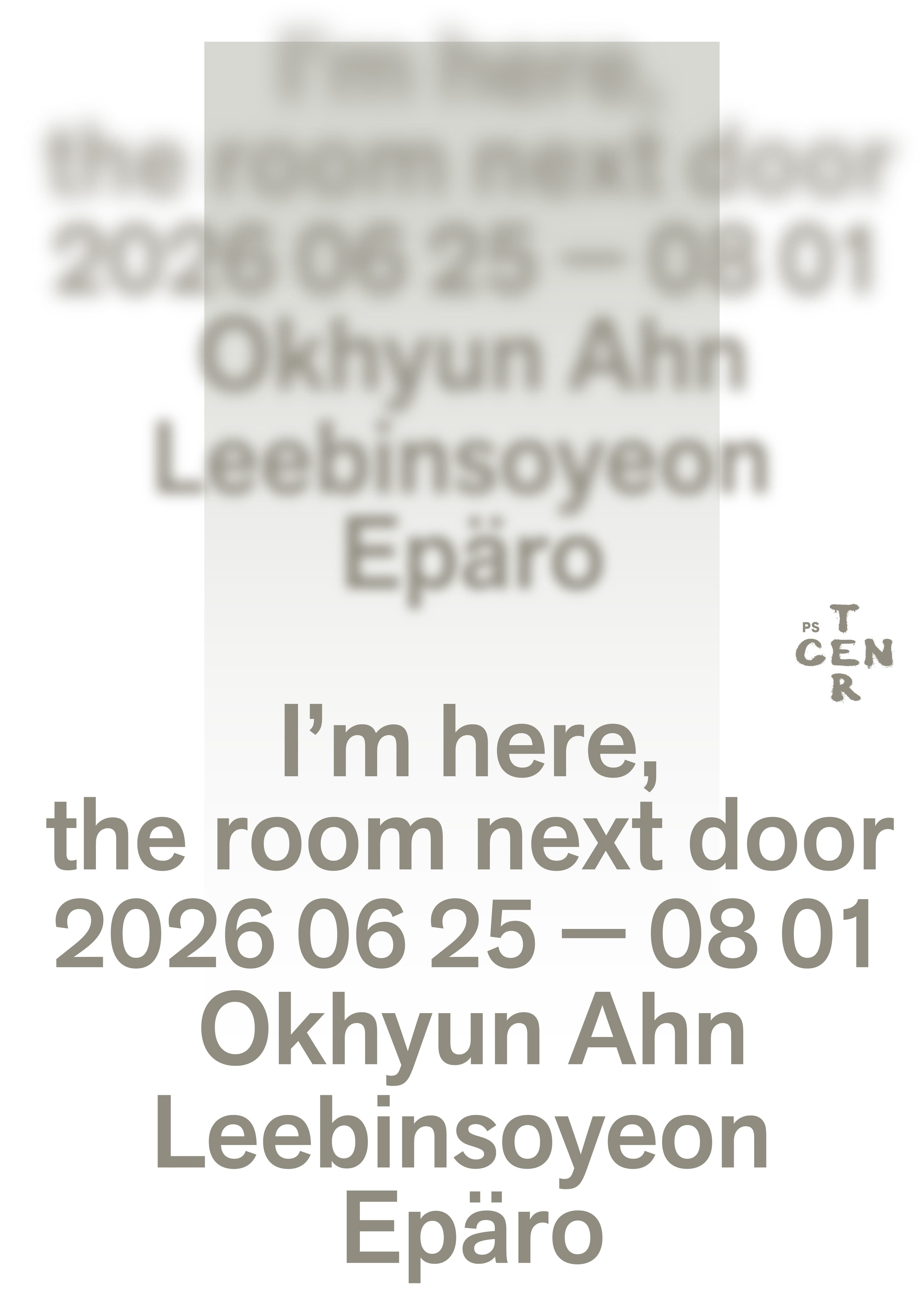 I'm here, the room next door