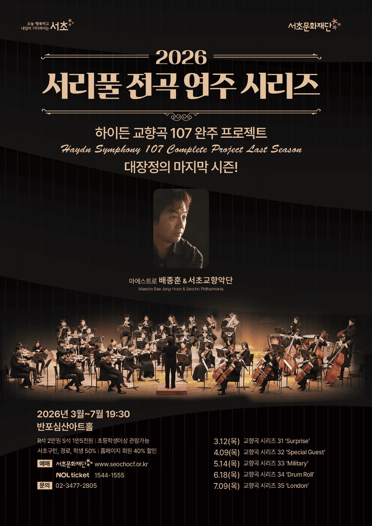 서리풀 전곡 연주 시리즈, 하이든 교향곡 시리즈 35: London