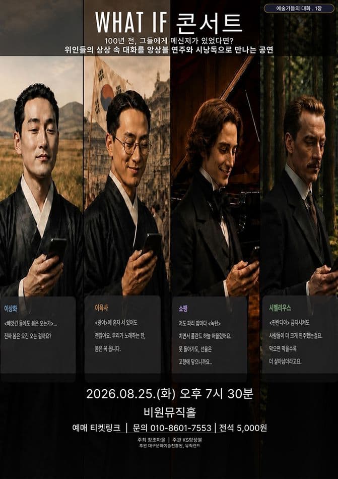 WHAT IF 콘서트: 예술가들의 대화 [대구]